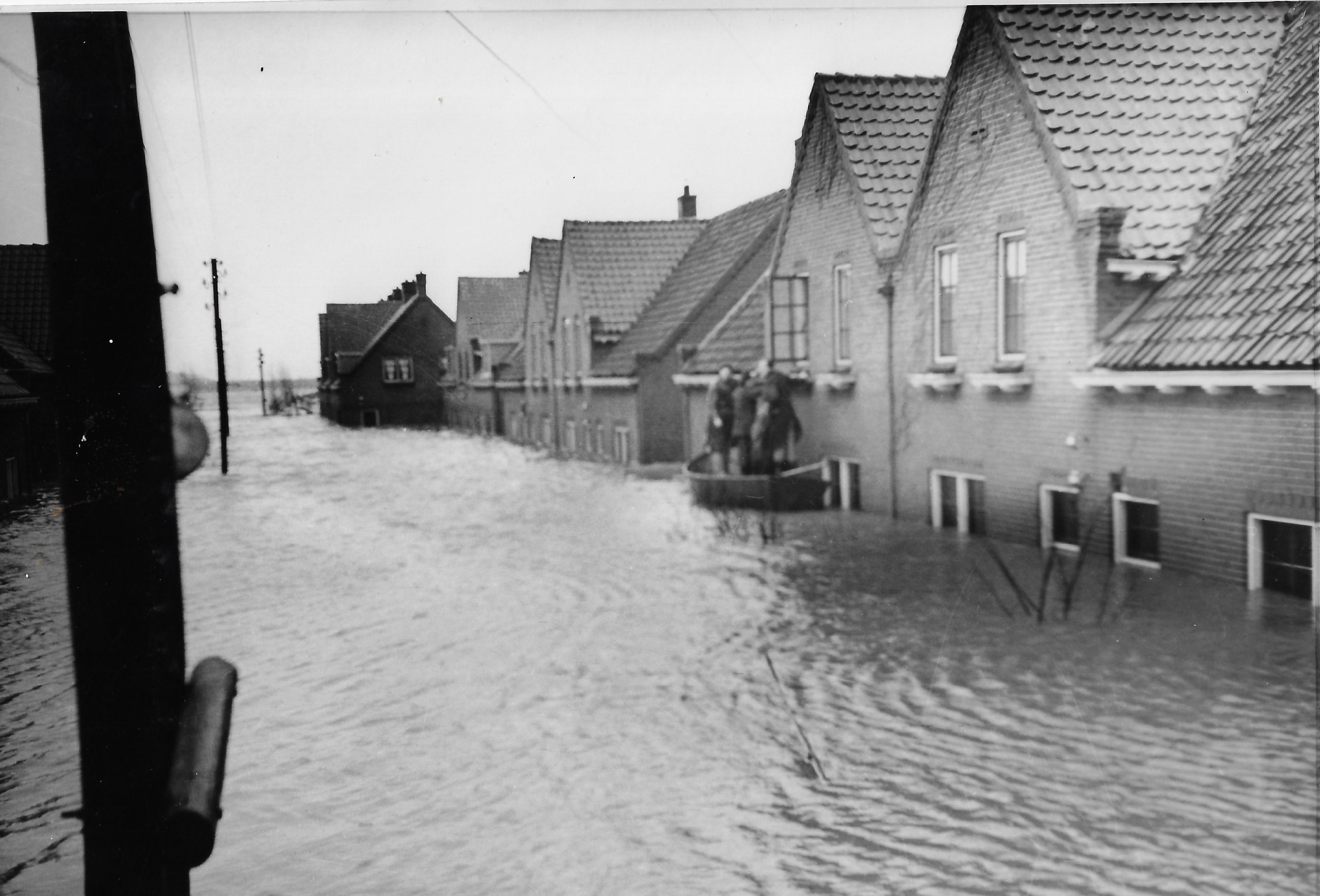 Nijverheidsstraat Cafe van toen en nu watersnood