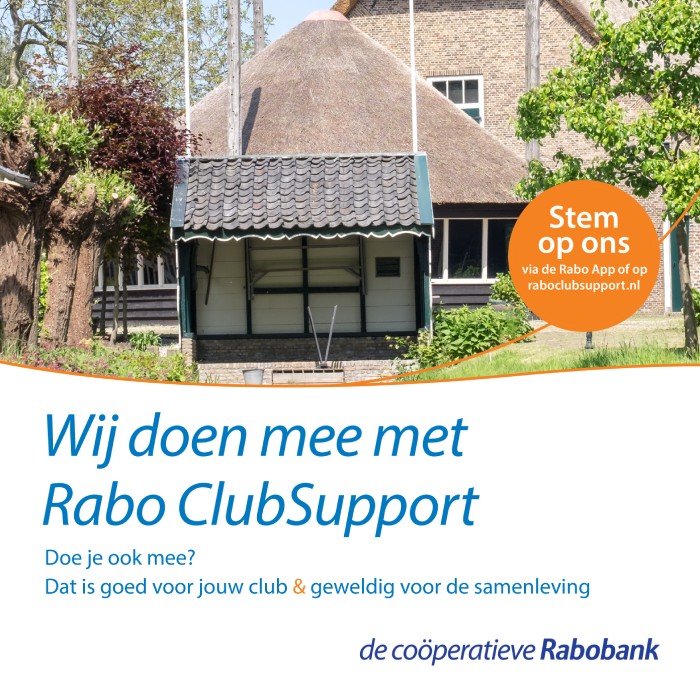 Stem op Ons in de Rabo Clubsupport en Versterk Onze Gemeenschap!