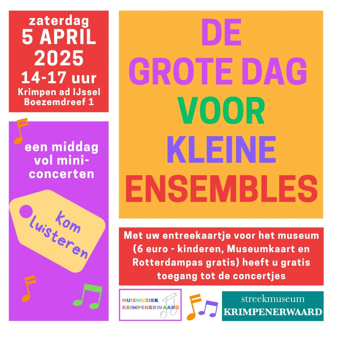 Grote Dag voor de kleine ensembles