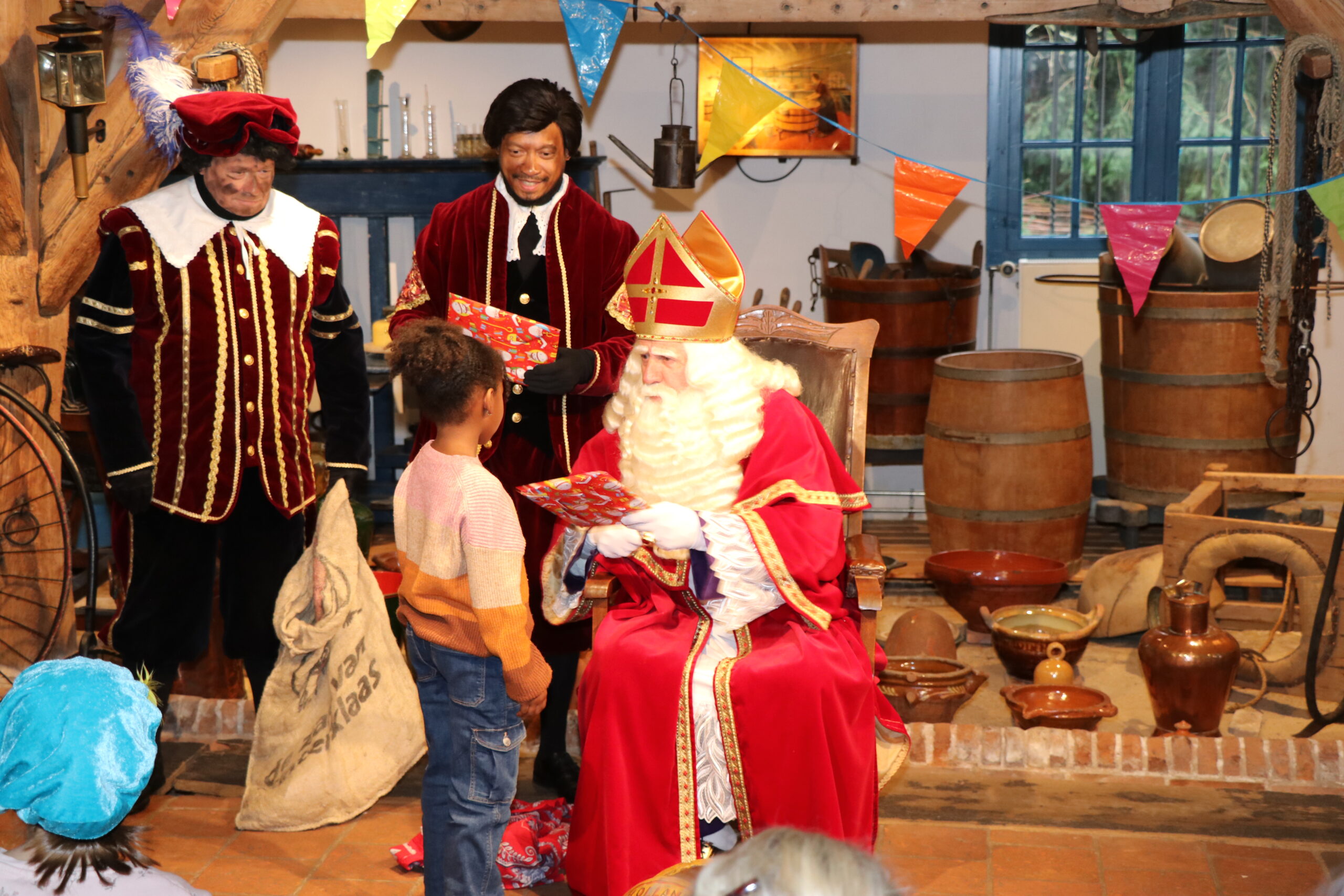 Sint en Piet in het Streekmuseum